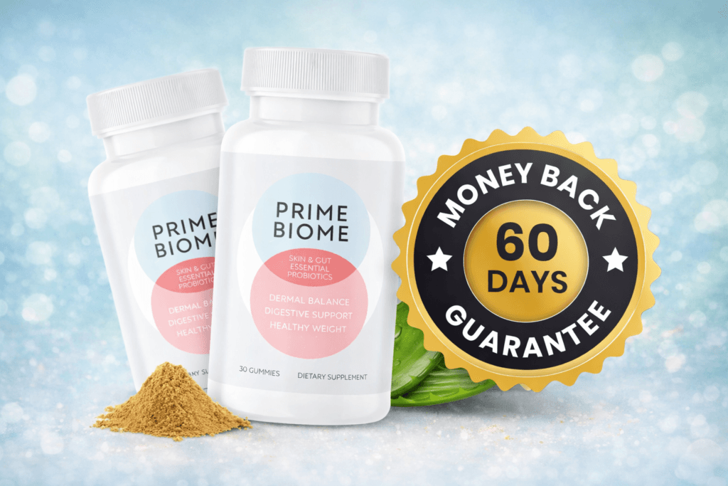 PrimeBiome 60-day money-back guarantee