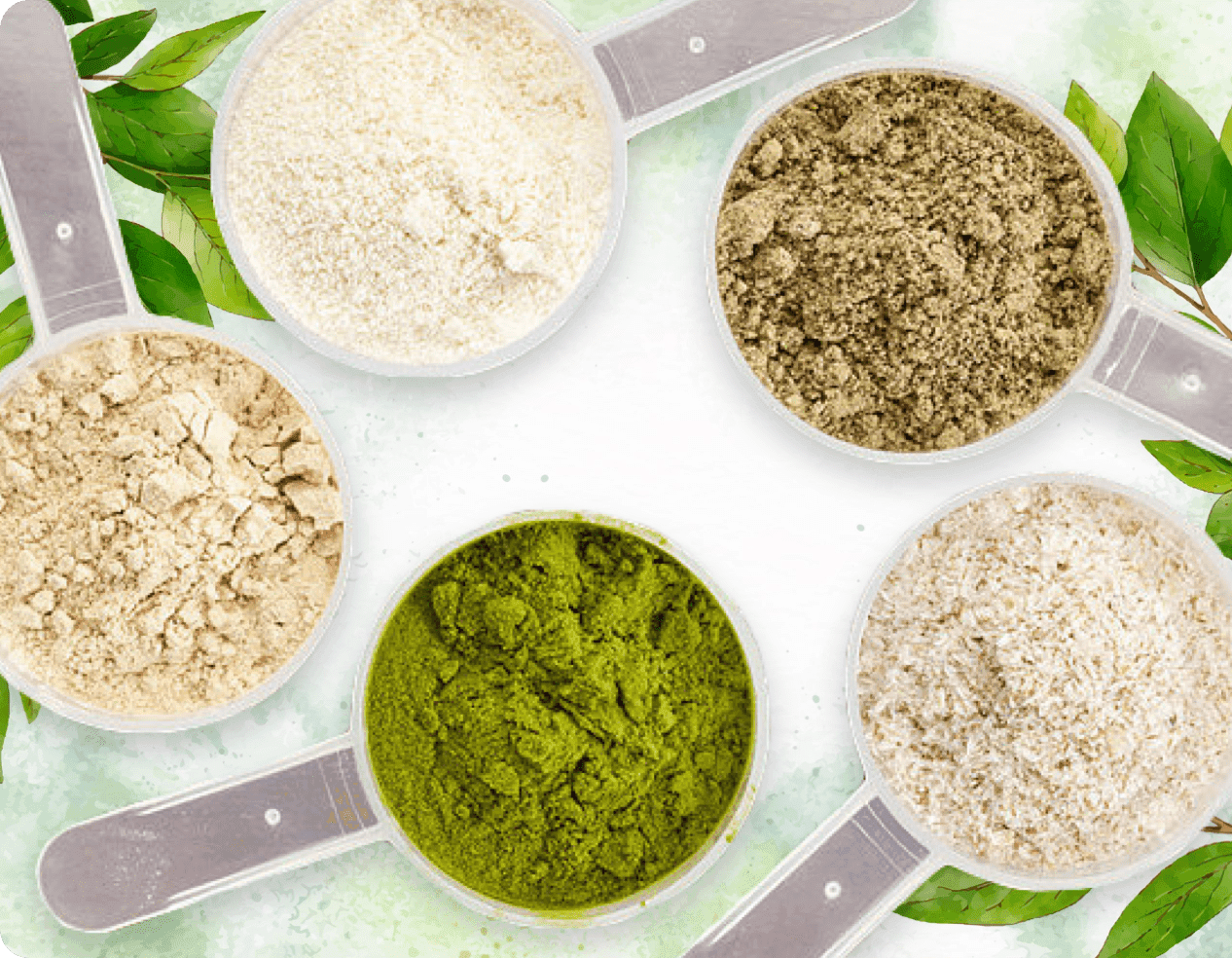 Ingredient blend of probiotics, plants and minerals